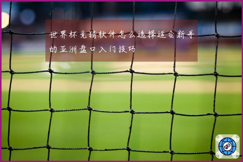 世界杯竞猜软件怎么选择适合新手的亚洲盘口入门技巧