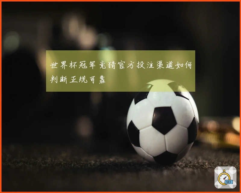 世界杯冠军竞猜官方投注渠道如何判断正规可靠